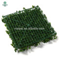 interlocking tiles artificial green grass panel for fence wall